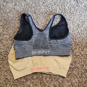 Worn once SHEFIT zip bras